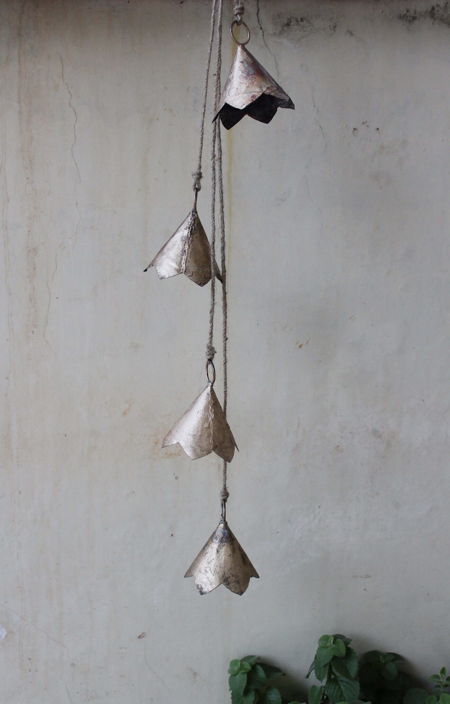 Vintage Flower Bells Wind Chimes for Bohemian Decor Wind Chimes